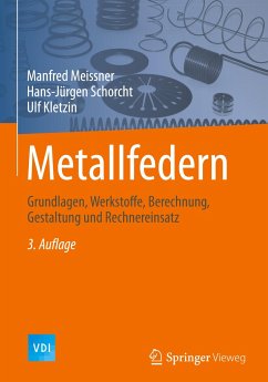 Metallfedern - Kletzin, Ulf;Meißner, Manfred;Schorcht, Hans-Jürgen