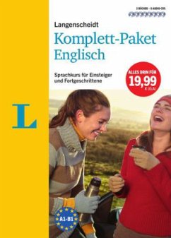 Langenscheidt Komplett-Paket Englisch, 3 Bücher mit 8 Audio-CDs