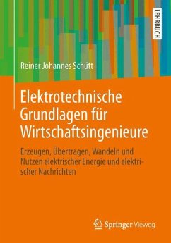 Elektrotechnische Grundlagen für Wirtschaftsingenieure - Schütt, Reiner Johannes