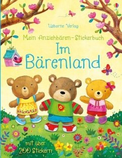 Mein Anziehbären-Stickerbuch - Im Bärenland - Brooks, Felicity