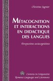 Metacognition et interactions en didactique des langues (eBook, PDF)