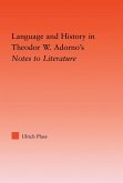 Language and History in Adorno's Notes to Literature (eBook, ePUB)