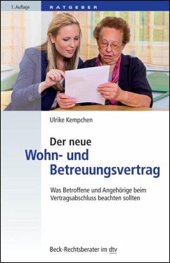 Der neue Wohn- und Betreuungsvertrag (eBook, ePUB) - Kempchen, Ulrike