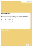 Generationengerechtigkeit in Deutschland (eBook, PDF)