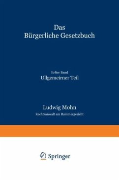 Das Bürgerliche Gesetzbuch - Mohn, Ludwig