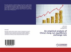 An empirical analysis of China's long run equilibrium exchange rate