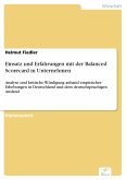 Einsatz und Erfahrungen mit der Balanced Scorecard in Unternehmen (eBook, PDF)