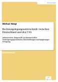 Rechnungslegungsunterschiede zwischen Deutschland und den USA (eBook, PDF)