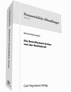 Cover Die Betroffenheit Dritter von der Rechtskraft