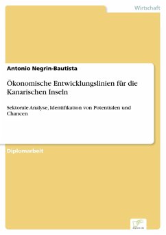 Ökonomische Entwicklungslinien für die Kanarischen Inseln (eBook, PDF) - Negrin-Bautista, Antonio
