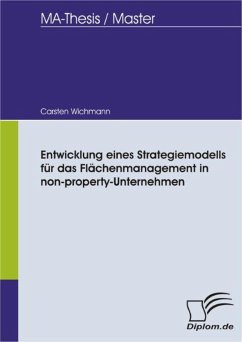 Entwicklung eines Strategiemodells für das Flächenmanagement in non-property-Unternehmen (eBook, PDF) - Wichmann, Carsten