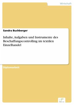 Inhalte, Aufgaben und Instrumente des Beschaffungscontrolling im textilen Einzelhandel (eBook, PDF) - Buchberger, Sandra