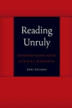 Reading Unruly - Zalloua, Zahi