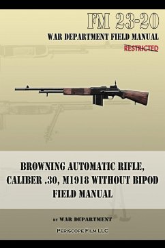 Browning Automatic Rifle, Caliber .30, M1918 Without Bipod - War Department
