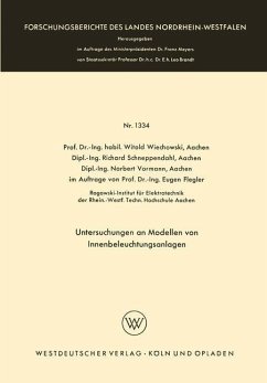 Untersuchungen an Modellen von Innenbeleuchtungsanlagen - Wiechowski, Witold