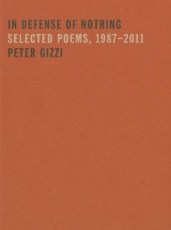 In Defense of Nothing - Gizzi, Peter