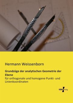 Grundzüge der analytischen Geometrie der Ebene - Weissenborn, Hermann