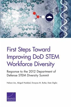 First Steps Toward Improving DoD STEM Workforce Diversity - Lim, Nelson; Haddad, Abigail; Butler, Dwayne M