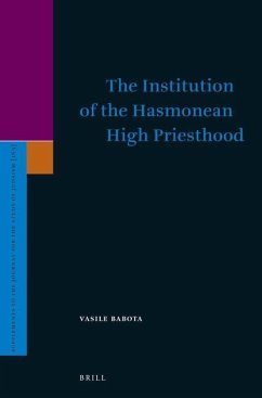 The Institution of the Hasmonean High Priesthood - Babota, Vasile