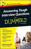Answering Tough Interview Questions For Dummies - UK, 2nd UK Edition (eBook, PDF)