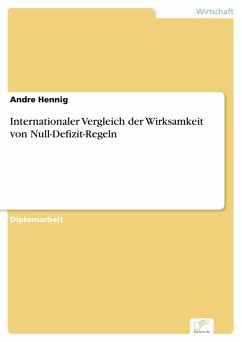 Internationaler Vergleich der Wirksamkeit von Null-Defizit-Regeln (eBook, PDF) - Hennig, Andre