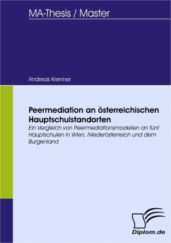 Peermediation an österreichischen Hauptschulstandorten (eBook, PDF) - Krenner, Andreas