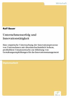 Unternehmenserfolg und Innovationstätigkeit (eBook, PDF) - Bauer, Ralf