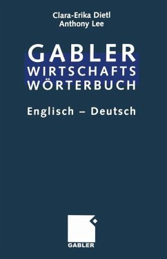 Commercial Dictionary / Wirtschaftswörterbuch - Lee, Anthony