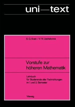 Vorstufe zur höheren Mathematik - Krejn, Selim G.;Uschakowa, V. N.