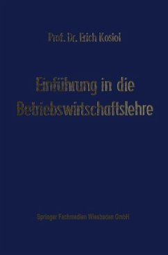 Einführung in die Betriebswirtschaftslehre - Heinen, Edmund