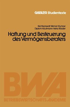 Cover Haftung und Besteuerung des Vermögensberaters