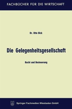 Die Gelegenheitsgesellschaft - Bick, Otto