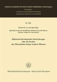 Elektronenmikroskopische Untersuchungen über die Struktur der Chloroplasten einiger niederer Pflanzen - Kaja, Hans