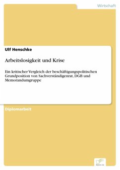 Arbeitslosigkeit und Krise (eBook, PDF) - Henschke, Ulf