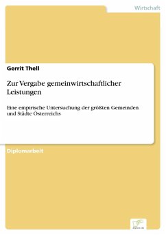 Zur Vergabe gemeinwirtschaftlicher Leistungen (eBook, PDF) - Thell, Gerrit