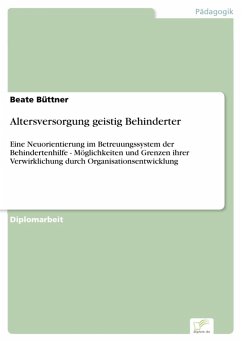 Altersversorgung geistig Behinderter (eBook, PDF) - Büttner, Beate