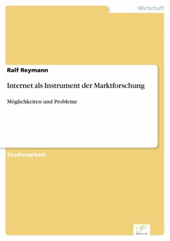 Internet als Instrument der Marktforschung (eBook, PDF) - Reymann, Ralf