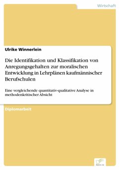 Die Identifikation und Klassifikation von Anregungsgehalten zur moralischen Entwicklung in Lehrplänen kaufmännischer Berufschulen (eBook, PDF) - Winnerlein, Ulrike