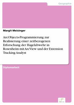 ArcObjects-Programmierung zur Realisierung einer zeitbezogenen Erforschung der Hagelabwehr in Rosenheim mit ArcView und der Extension Tracking Analyst (eBook, PDF) - Meisinger, Margit