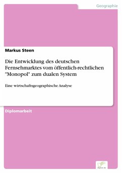 Die Entwicklung des deutschen Fernsehmarktes vom öffentlich-rechtlichen 