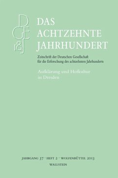 Aufklärung und Hofkultur in Dresden (eBook, PDF)