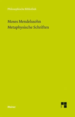 Cover Metaphysische Schriften