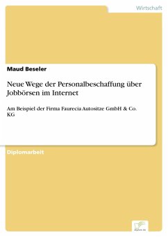Neue Wege der Personalbeschaffung über Jobbörsen im Internet (eBook, PDF) - Beseler, Maud
