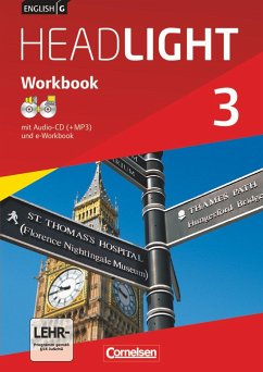 English G Headlight 03: 7. Schuljahr. Workbook mit e-Workbook und Audios Online. Allgemeine Ausgabe - Thorne, Sydney;Berwick, Gwen