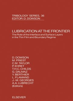 Cover Lubrication at the Frontier: The Role of the Interface and Surface Layers in the Thin Film and Boundary Regime (eBook, PDF)