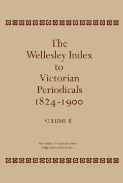 The Wellesley Index to Victorian Periodicals 1824-1900 (eBook, ePUB)