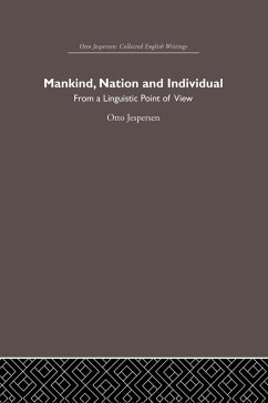 Cover Mankind, Nation and Individual (eBook, PDF)