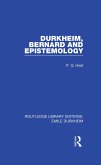 Durkheim, Bernard and Epistemology (eBook, PDF)