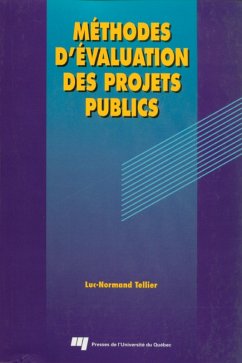 Méthodes d'évaluation des projets publics (eBook, PDF) - Luc-Normand Tellier, Tellier