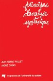 Principes d'analyse syntaxique (eBook, PDF) Principes d'analyse syntaxique (eBook, PDF)